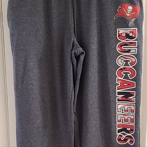 Zubaz NFL Tampa Bay Buccaneers Grey Sweatpants Size Large